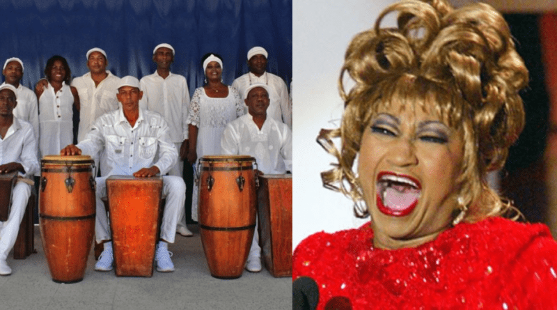 Celia Cruz homenajeada con cantos espirituales en Cuba