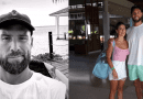 Íñigo Martínez y su esposa disfrutando de sus vacaciones en el Hotel Meliá Jardines del Rey, Cayo Coco, Cuba.