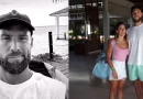 Íñigo Martínez y su esposa disfrutando de sus vacaciones en el Hotel Meliá Jardines del Rey, Cayo Coco, Cuba.