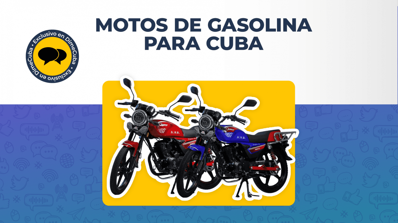 DimeCuba lanza promoción con envío de motos de gasolina para Cuba