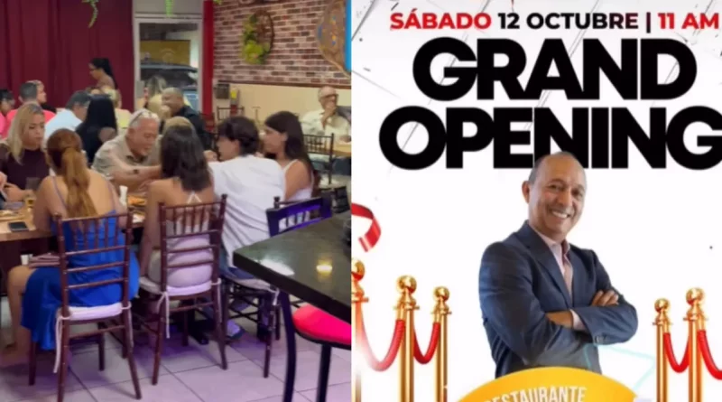 Nelson Gudín en la entrada de su restaurante 'El Callejón del Tarro' en Hialeah.