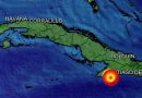 Mapa de los sismos en Cuba, destacando el temblor del 19 de noviembre en Granma y Santiago.