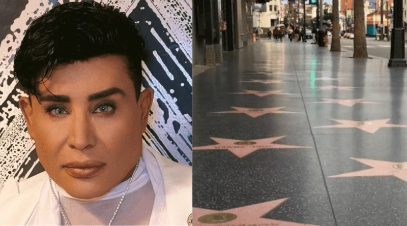 Eduardo Antonio recibe estrella en el Paseo de la Fama de Las Vegas.