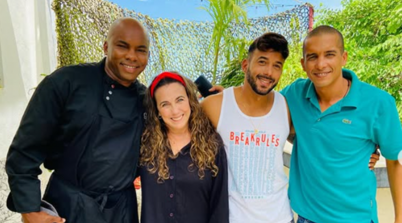 Tahimí Alvariño protagonizando la nueva telenovela cubana “Sábados de Gloria”.