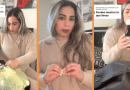 Cubana muestra en TikTok los productos esenciales que lleva a su familia en Cuba.