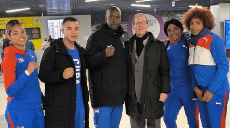 Boxeadoras cubanas en Serbia compitiendo en el Campeonato Mundial de Boxeo Femenino 2025.