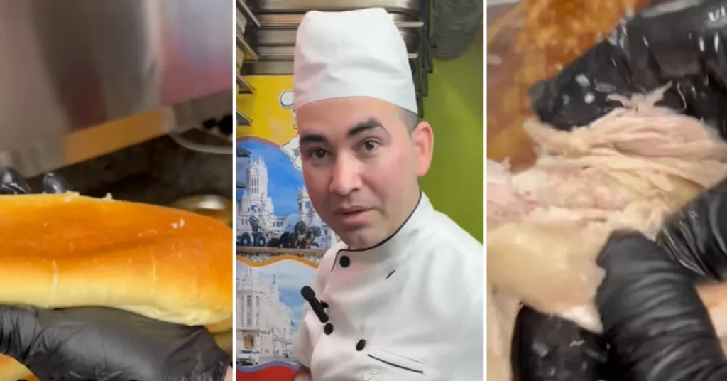Paleta de cerdo asada al estilo cubano con piel crujiente y jugosa carne
