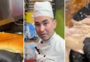 Paleta de cerdo asada al estilo cubano con piel crujiente y jugosa carne