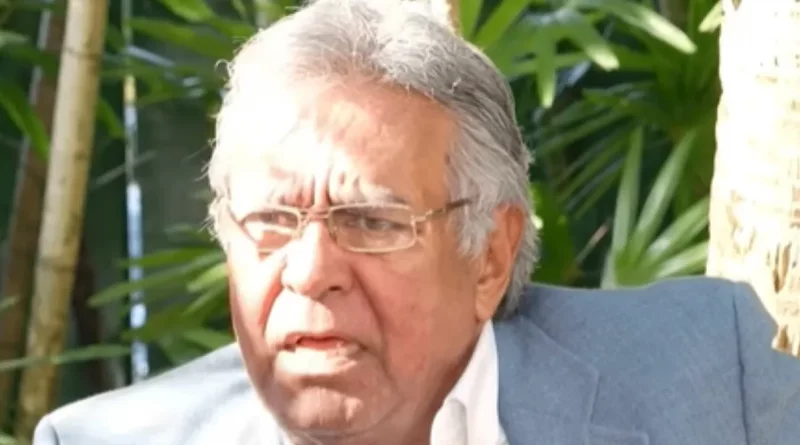 Roberto Perdomo durante la entrevista donde hizo sus confesiones más impactantes.