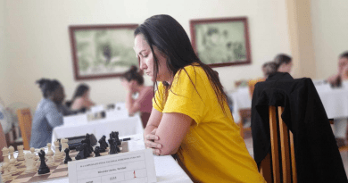 Yerisbel Miranda compitiendo en el Campeonato Continental de Ajedrez 2025