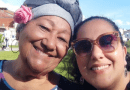 Obelia Blanco sonriente celebrando su cumpleaños número 83 en España