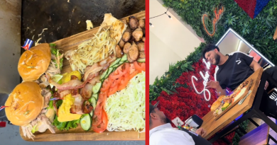 Bandeja del desafío de chef cubano en Denver con comida criolla