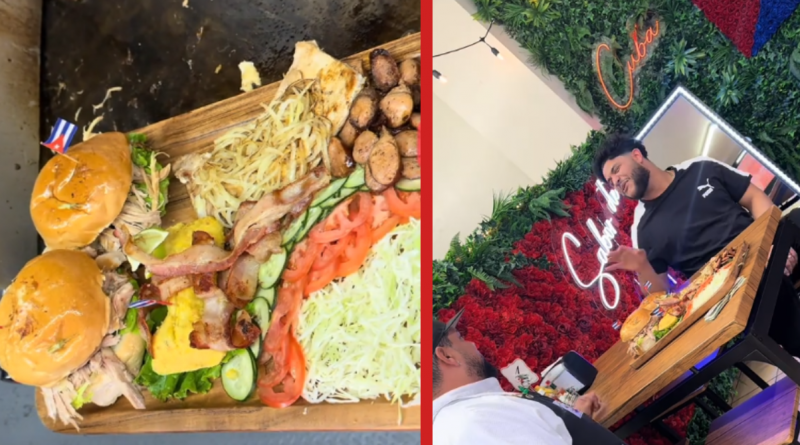Bandeja del desafío de chef cubano en Denver con comida criolla