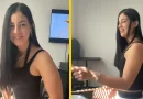 Baterista cubana Kyoshi Díaz tocando reparto con energía en TikTok