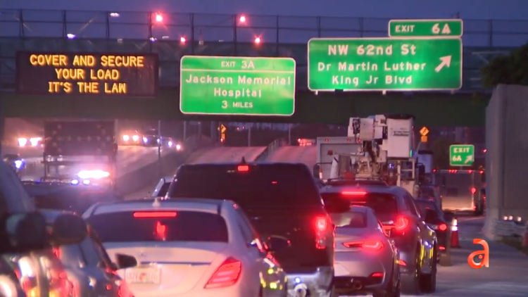 trafico autos miami-captura de pantalla-americatv-youtube