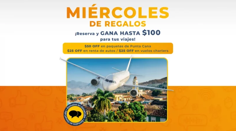 100 dólares de descuento en viajes con DimeCuba