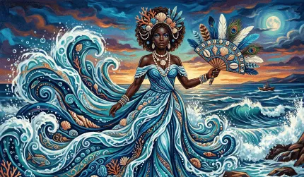 Yemayá, orisha del mar en la santería cubana