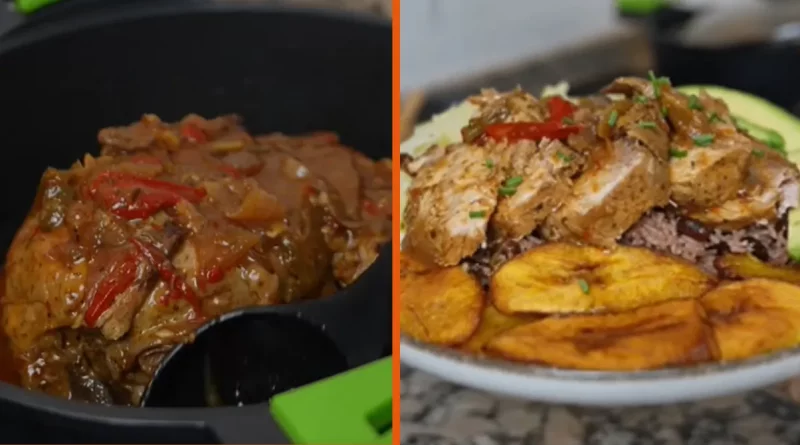 Cerdo asado en cazuela viral en TikTok
