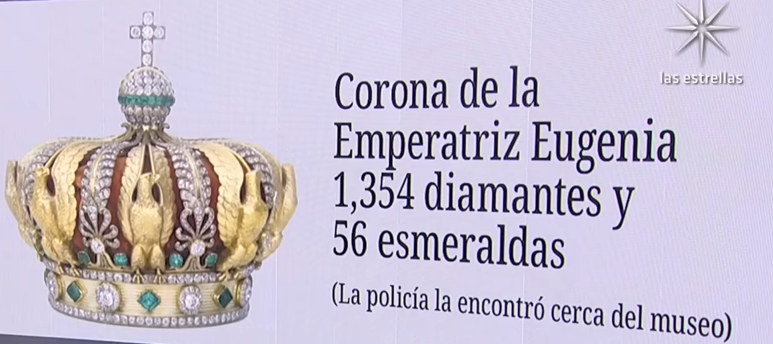 corona de la emperatriz Eugenia-captura de pantalla-nmas-youtube