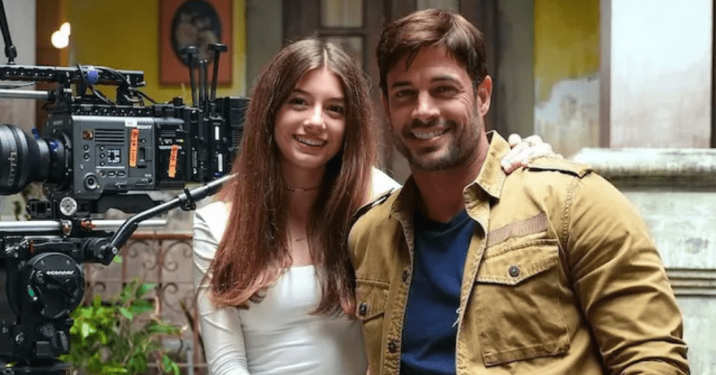 Hija de William Levy debuta en cine junto a su padre en una escena de la película Bajo un fuego.