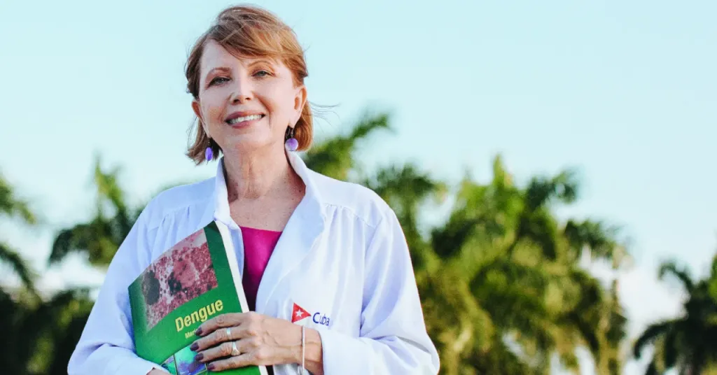 María Guadalupe Guzmán Tirado, médica cubana reconocida por su trabajo frente al dengue y otros virus