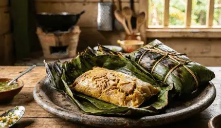 tamal de platano o bacan de baracoa-imagen ilustrativa-gemini