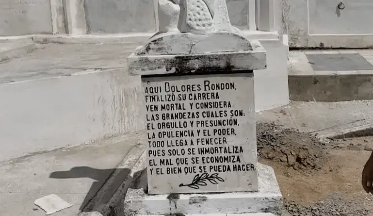 Dolres rondon tumba-captura de pantalla-milexy garces-youtube