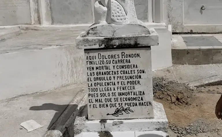 Dolres rondon tumba-captura de pantalla-milexy garces-youtube