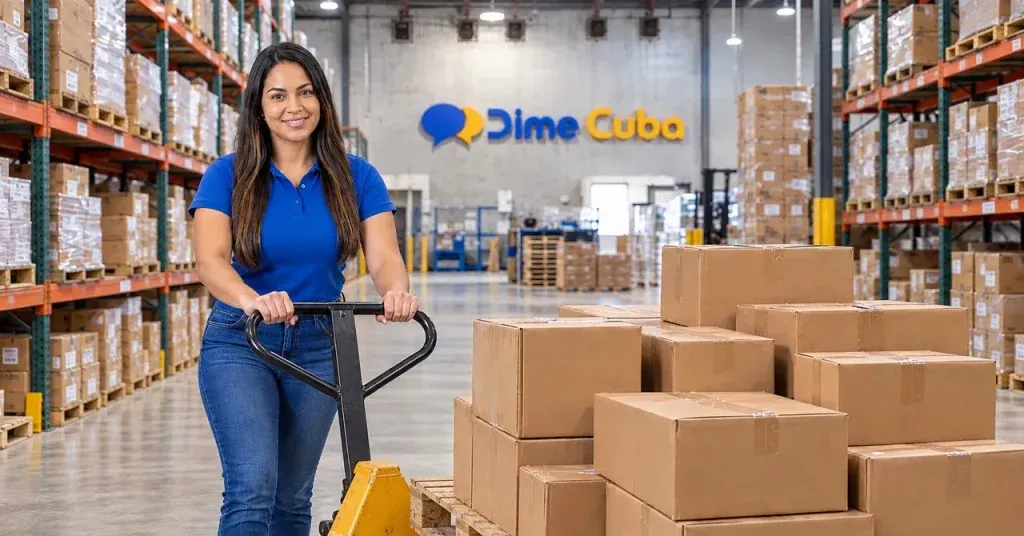 Caja para enviar a Cuba: Caja Amarilla XL de DimeCuba